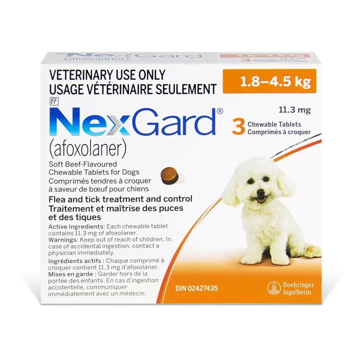 Nexgard Soft Chew Tablets (3 Chewable Tablets)