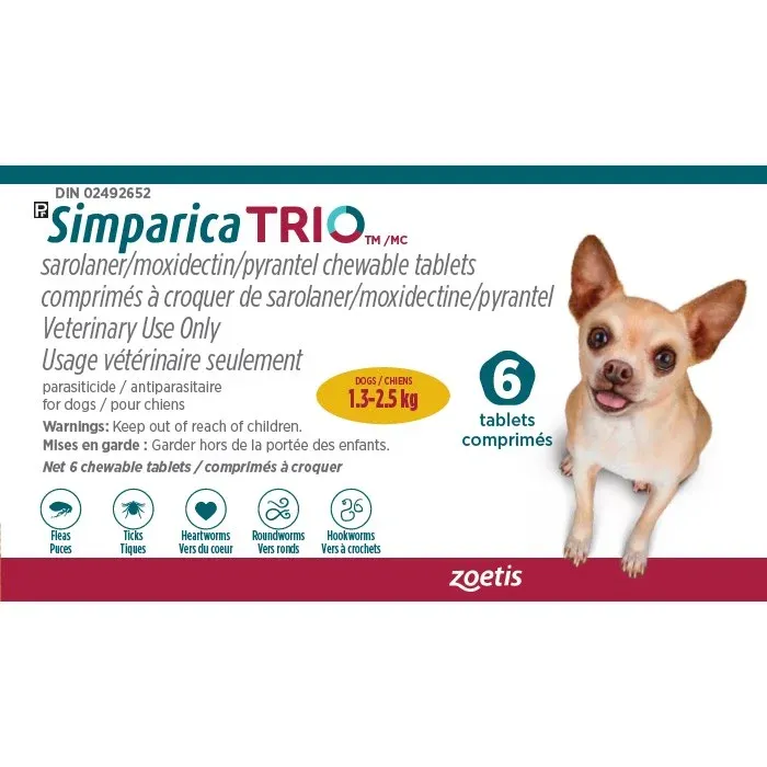 Box of Simparica TRIO
