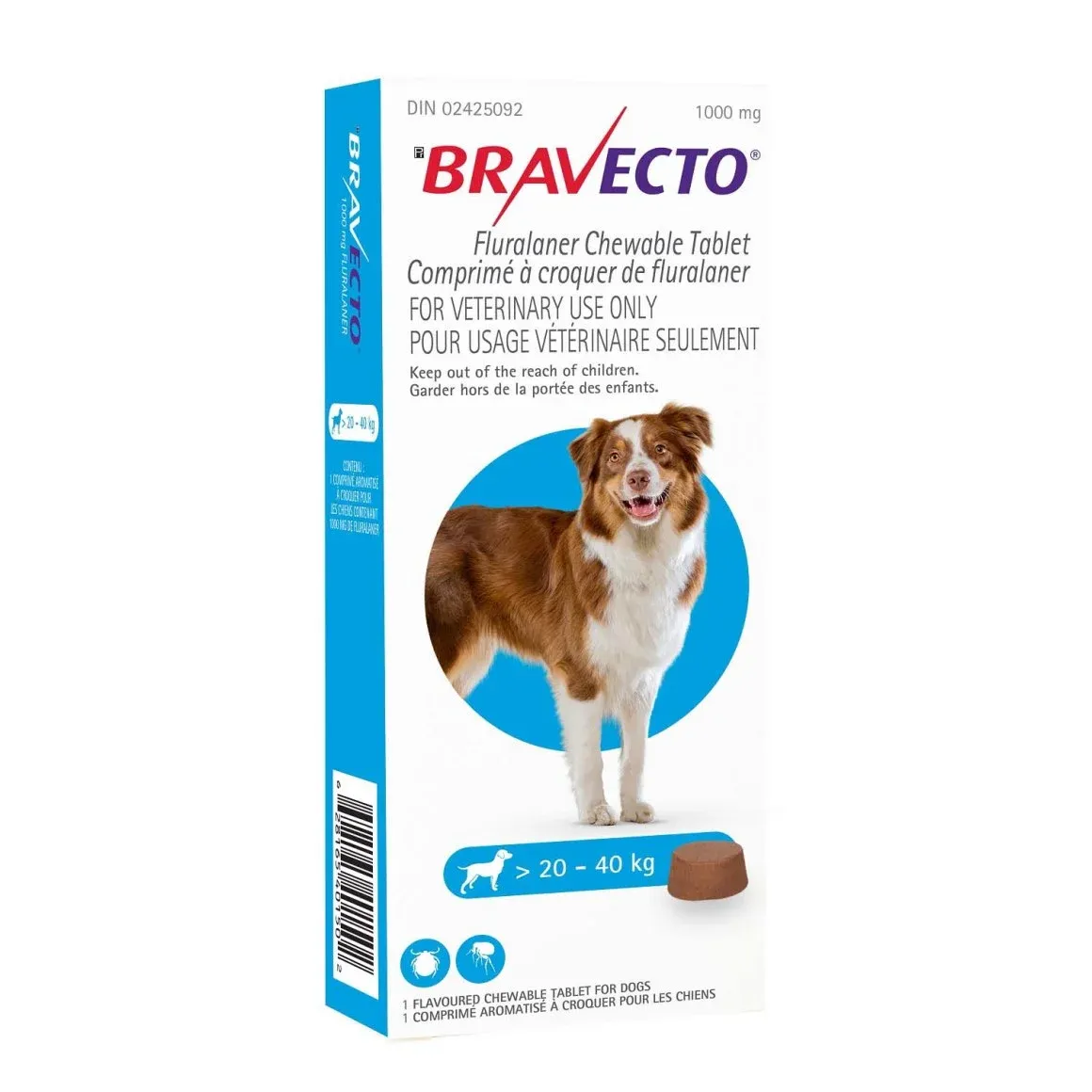 Merck Bravecto topical solution for dogs 1 Applicator