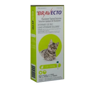 Merck Bravecto topical solution for cats 1 Applicator Lime 1.2 - 2.8 kg