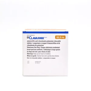Zoetis Clavamox 112 Chewable Tablets 62.5 mg